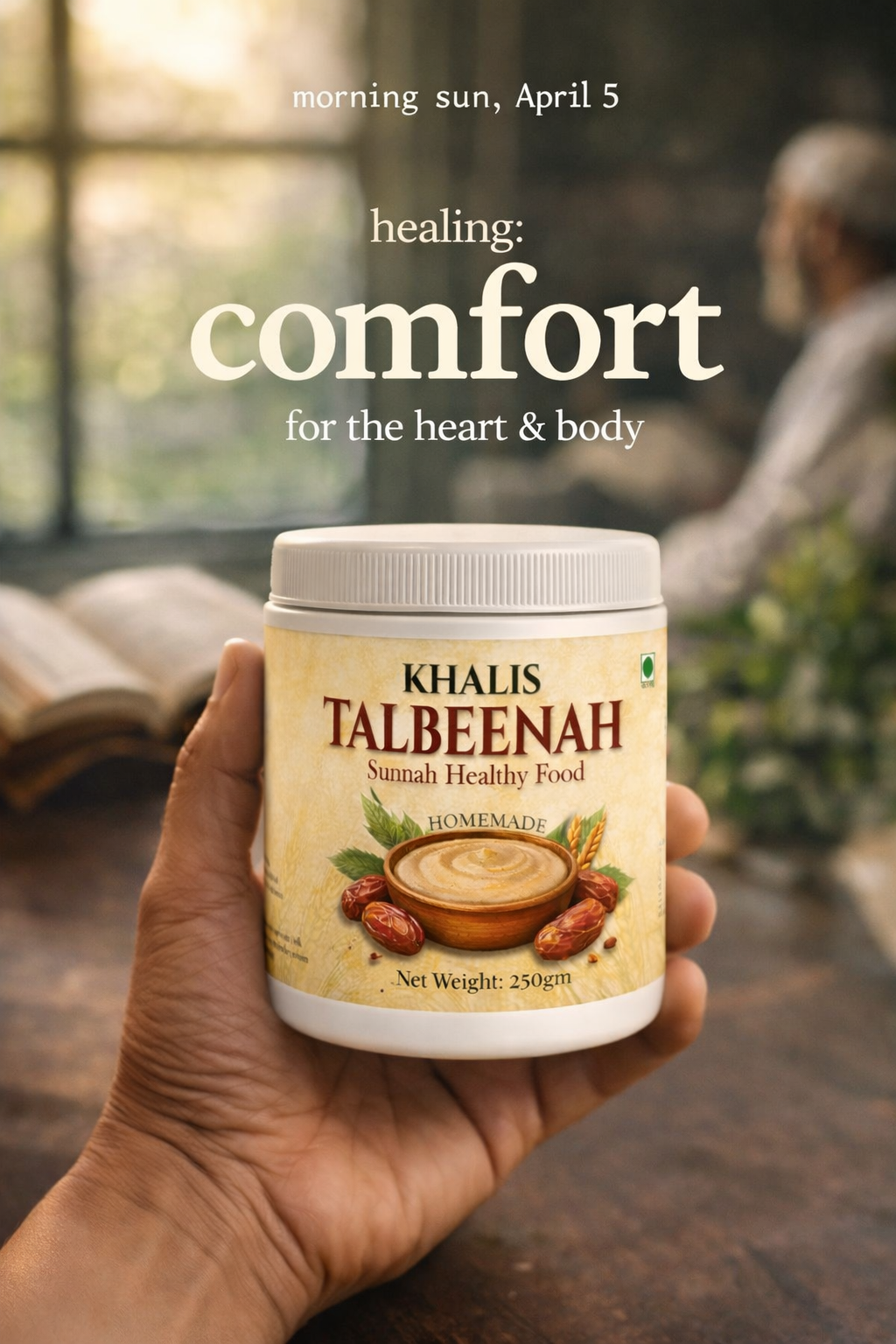 Khalis Talbina (Talbeenah) 2-Pack Combo – Sunnah Barley Powder for Gut Health & Energy