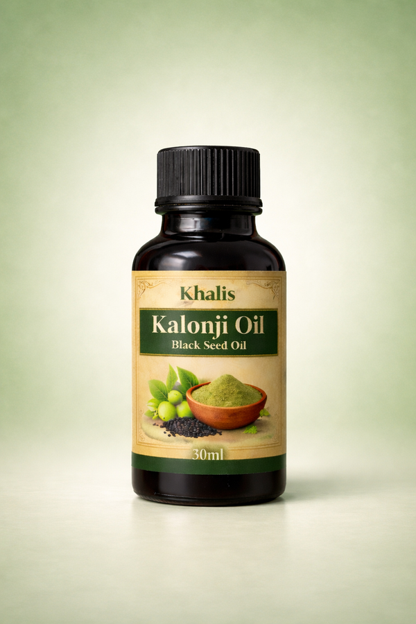 Cold Pressed Kalonji Oil (Black Seed Oil) – 100% Pure Nigella Sativa Hair & Skin Oil